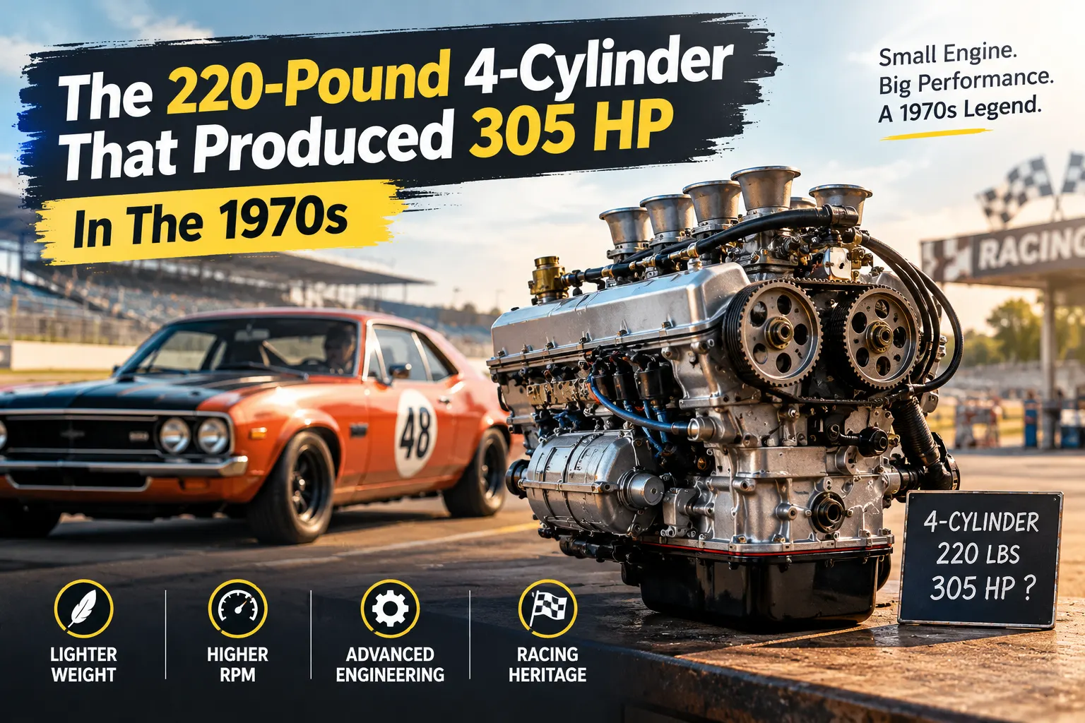 Lightweight 4-Cylinder Engines