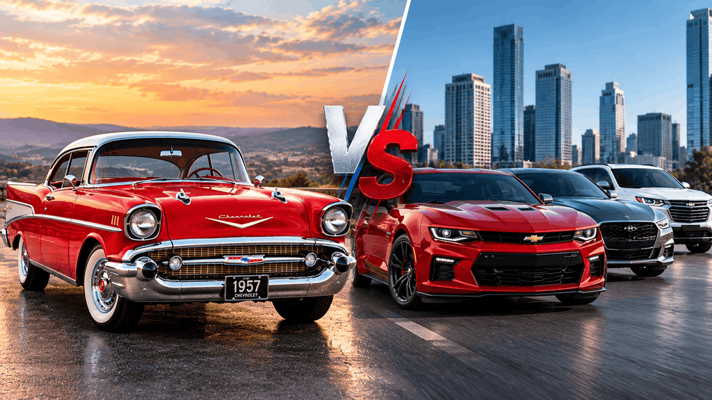 1957 Chevrolet vs. Modern Cars