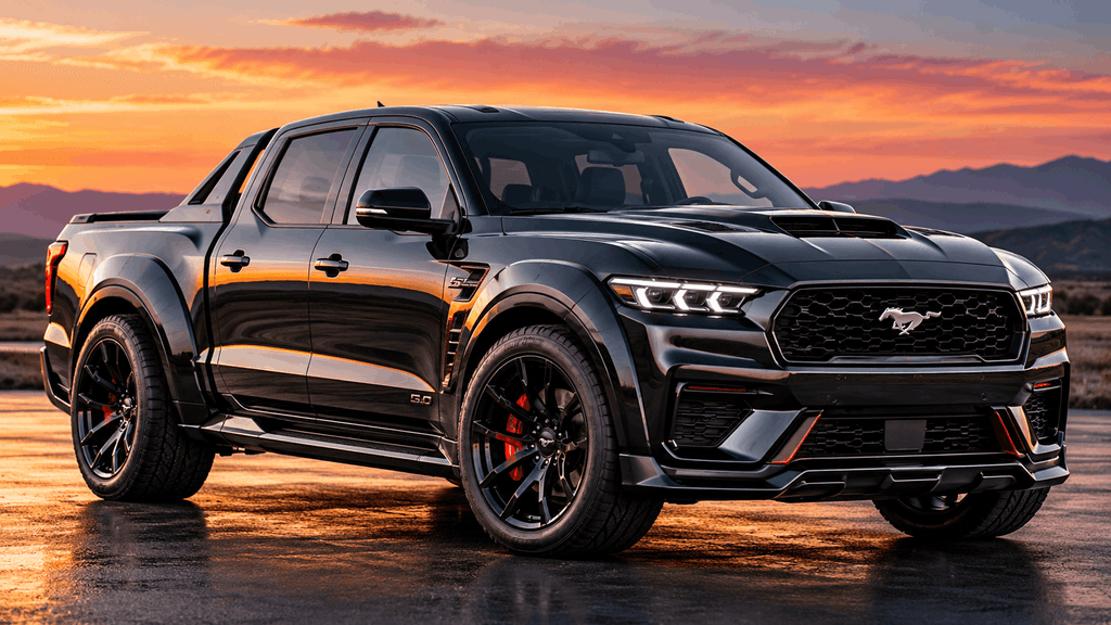 secret ford mustang pickup ecterior